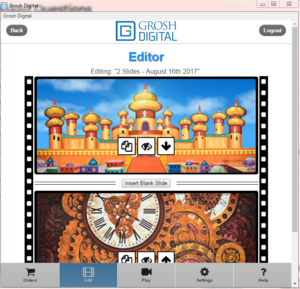 Grosh Digital App Editor Screenshot