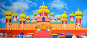 Arabian Palace projected backdrop